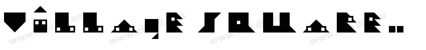 Village Square字体转换